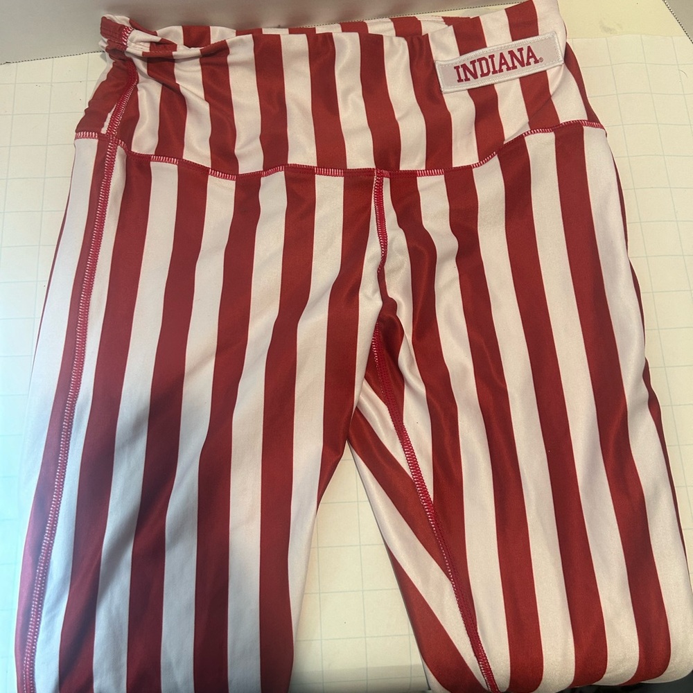 IU striped leggings